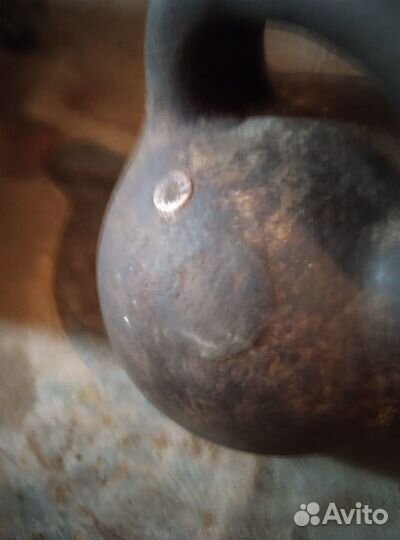 Гиря 17кг с клеймами царскими реритет