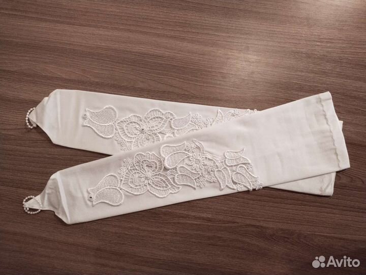 Перчатки свадебные