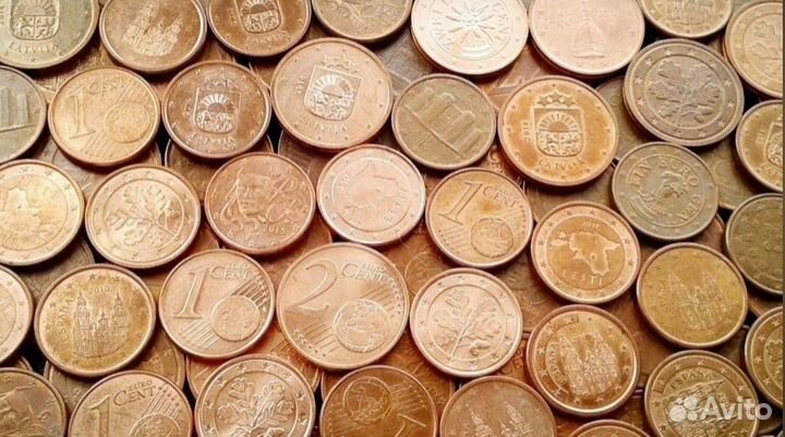 Монеты евроценты