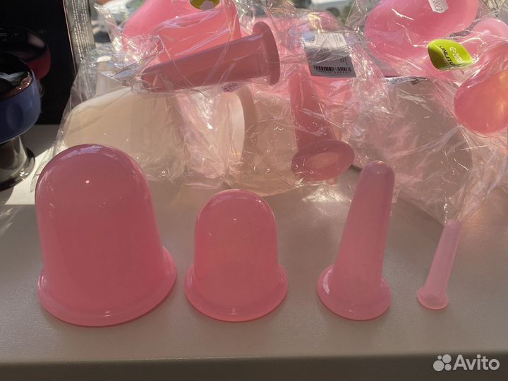 Массажные банки силиконовые вакуумные