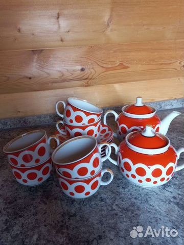 Чайный сервиз СССР Дружковский фарфоровый завод
