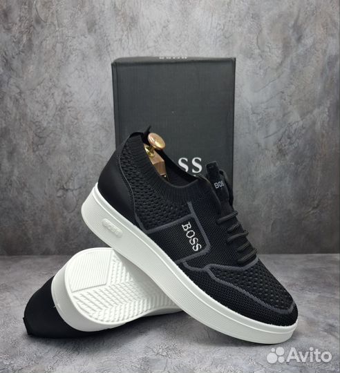 Кеды мужские boss черные