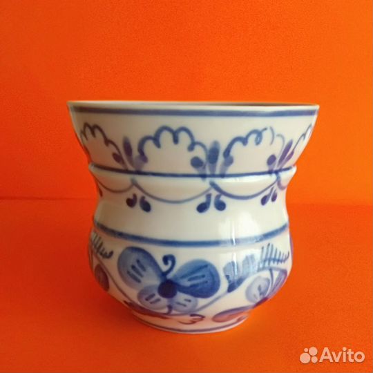 Кружки/чайные чашки.Гжель,1980-е гг,СССР