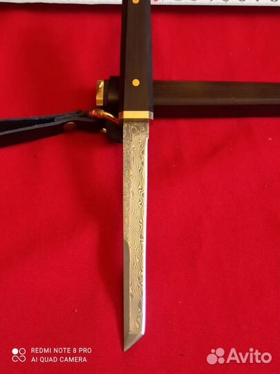 Нож, Дамасская сталь, кабинетный, новый