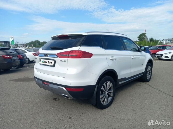 Geely Atlas 1.8 AT, 2018, 69 500 км
