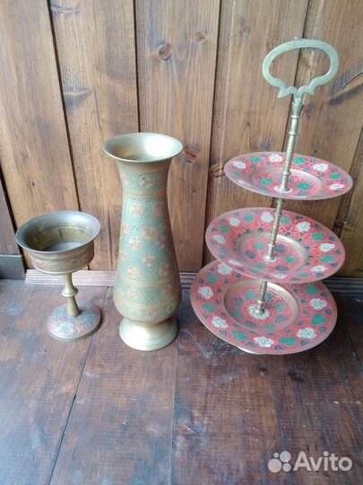 Ваза, конфетница, подсвечник