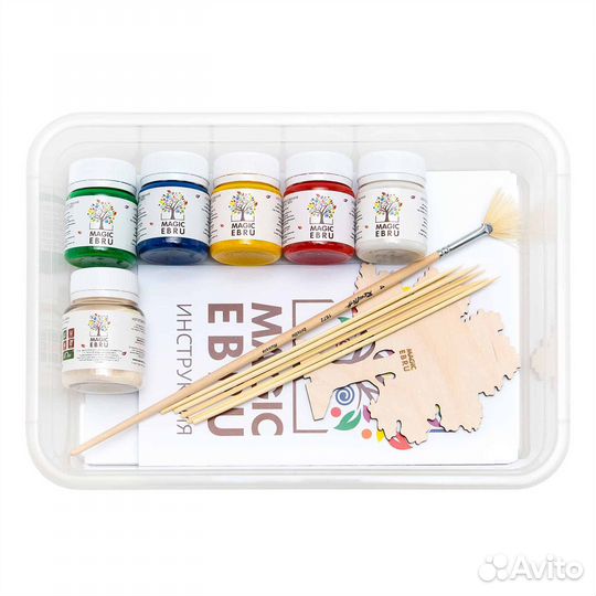 Набор красок эбру 