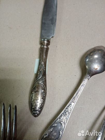 Вилки ложки ножи мельхиор