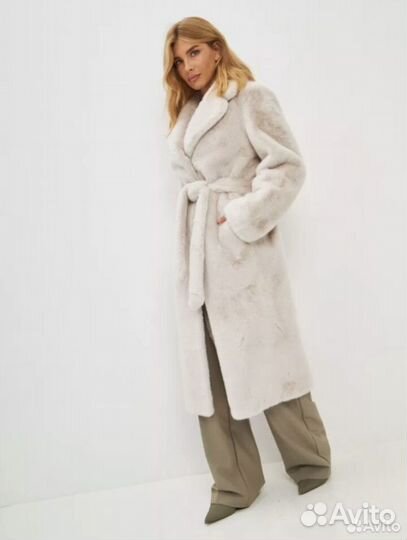 Шуба из экомеха женская LaWinter 42-44 под норку