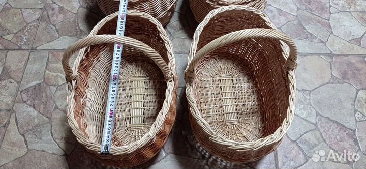 Корзины плетеные из прута ивы