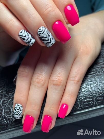 Наращивание ногтей, гель лак, педикюр