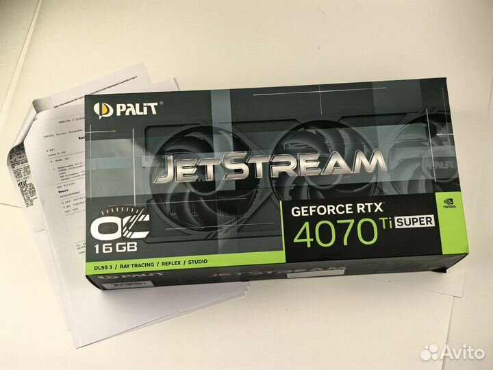 Palit RTX 4070 Ti Super JetStream 16Gb / Гарантия