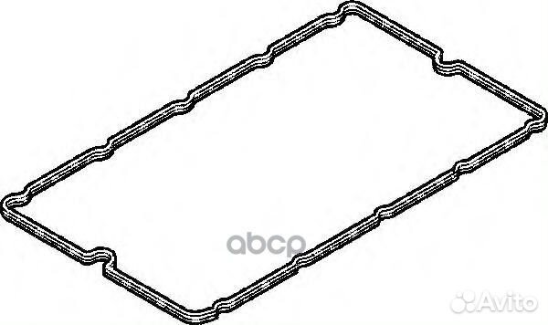 Прокладка крышки гбц полиакриловый каучук 02772