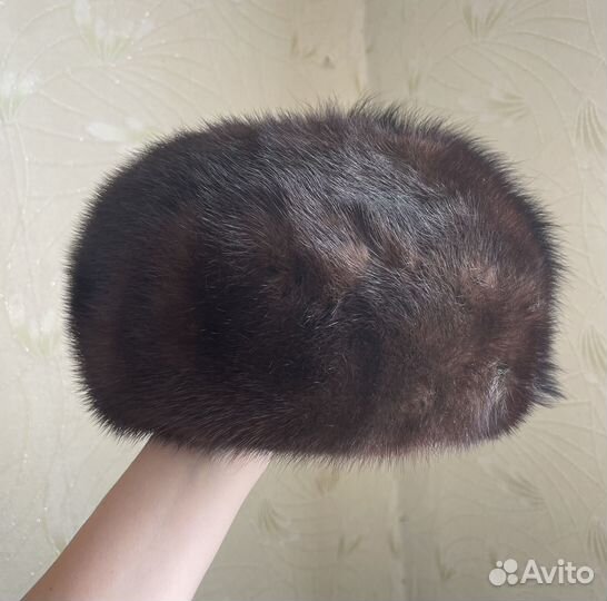 Шапка норковая женская