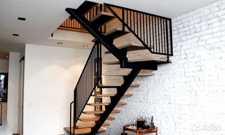 Забежная лестница с установкой