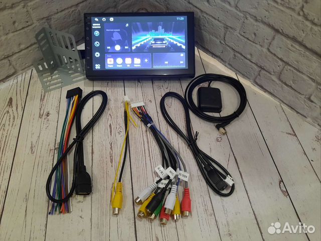 Магнитола 2 din android 10, 7 дюймов с охлаждением