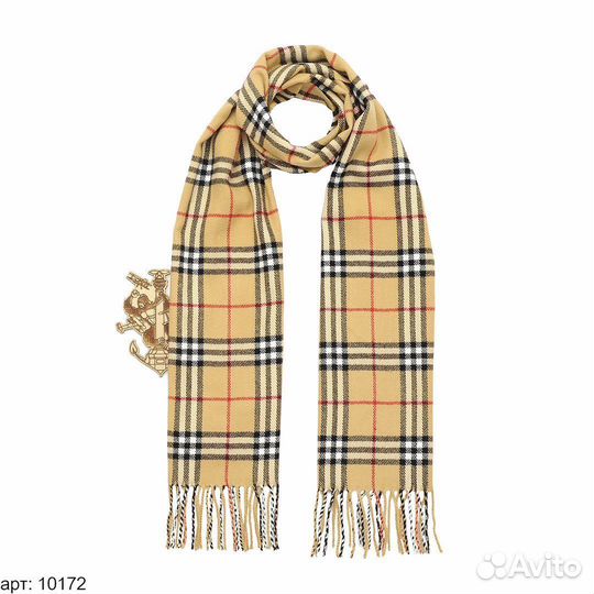 Шарф burberry бежевый