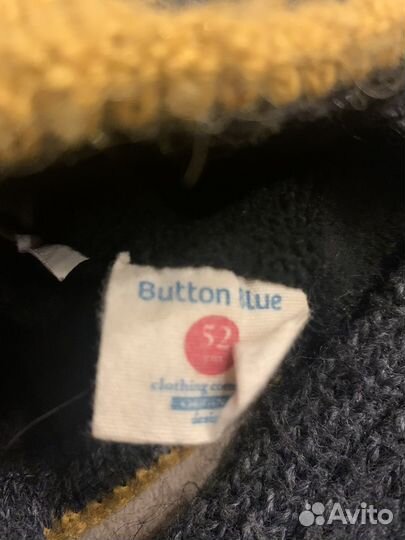 Комплект шапка и шарф Button Blue, размер 52