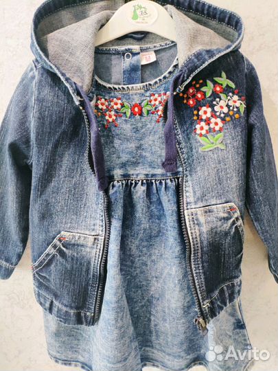 Костюм джинсовый на 2года в идеале