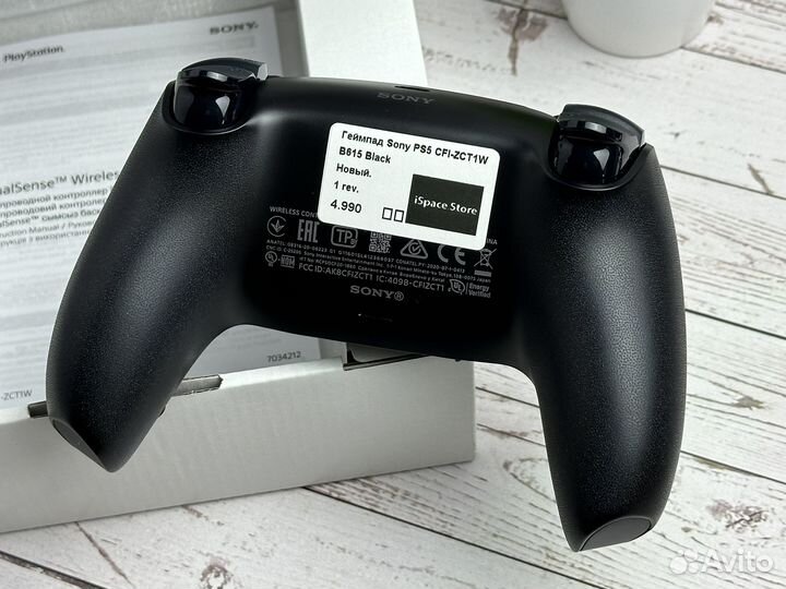Новый Геймпад DualSense Sony PS5 CFI-ZCT1W Black