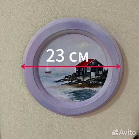 Картина акрилом на холсте