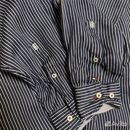 Tommy hilfiger рубашка из льна (льняная) lacoste