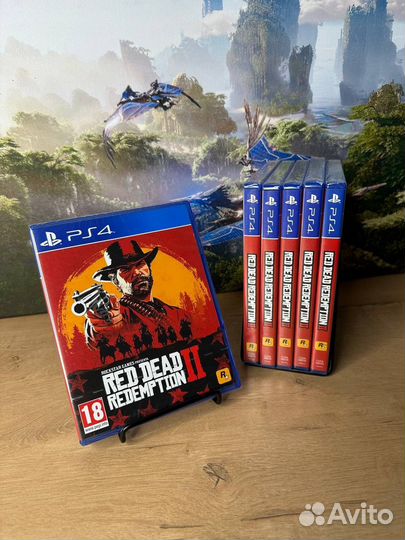 Диск для Ps4/Ps5 Red Dead Redemption 2 новый