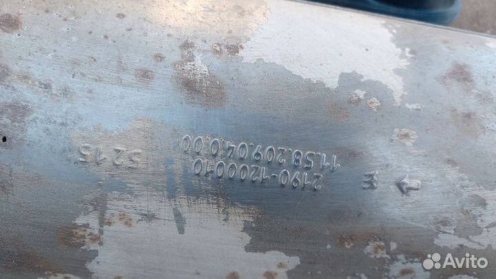 Глушитель задняя часть. LADA Granta. Лифтбек.2017г