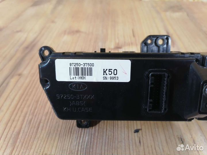Kia quoris Панель Блок климата