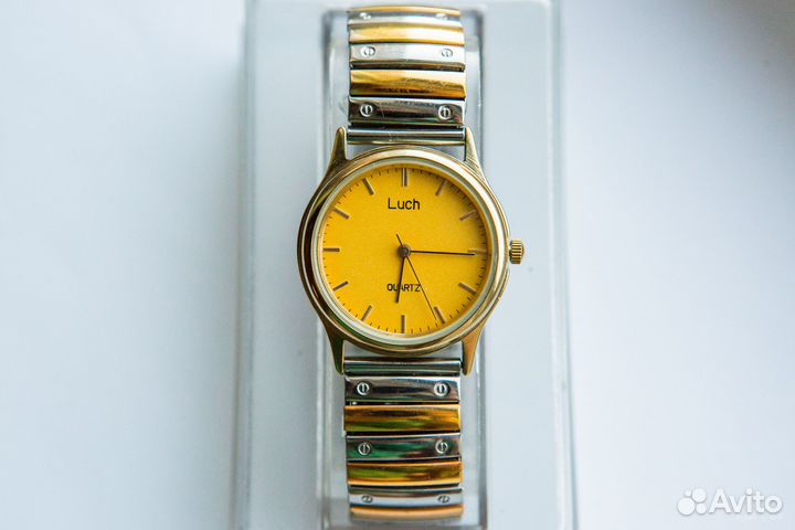 Новые часы Луч кварц на оригинальном браслете