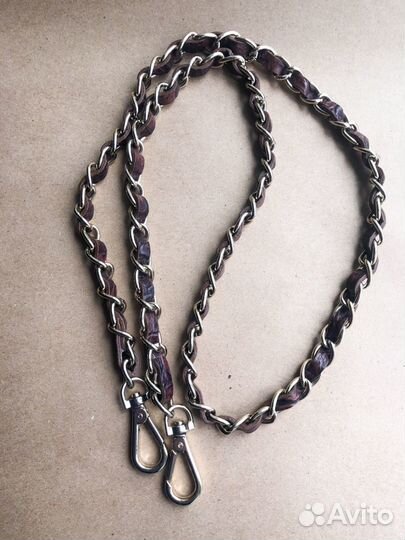 Ремень д/сумки с золотой цепью (Mango)