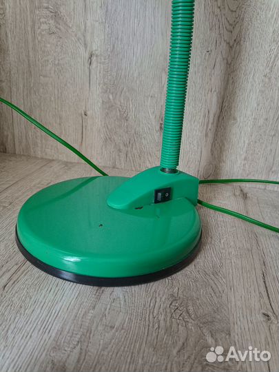 Лампа настольная зеленая СССР