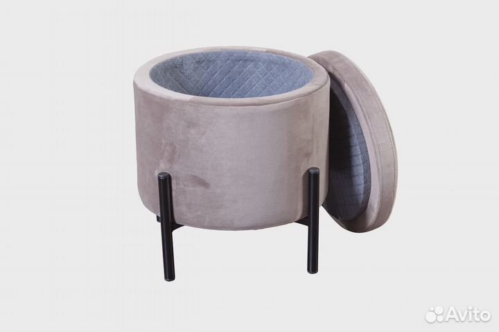 Пуф Grand круглый, бархат 26