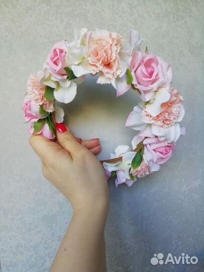 Ободок цветочный