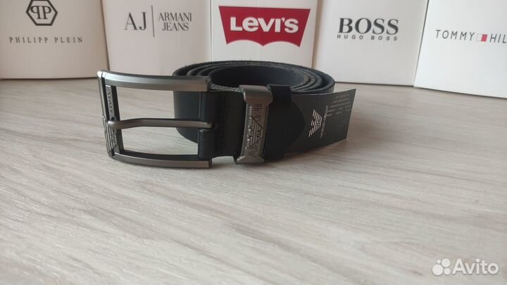 Кожаный ремень Armani 110 см