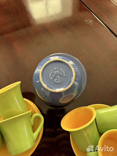 Кофейный сервизы СССР Зик Конаково и Италия