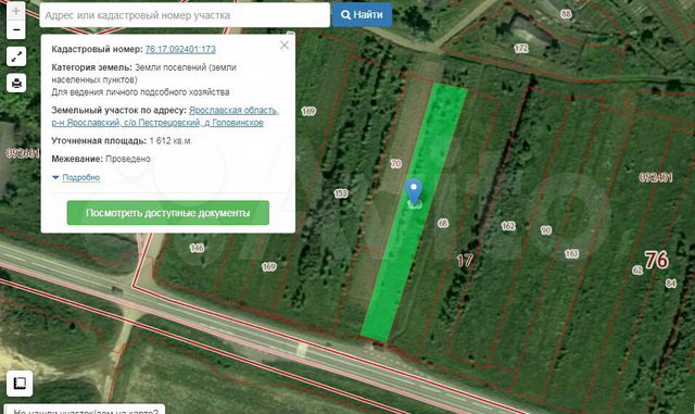 Кадастровая карта ногинск колышкино болото