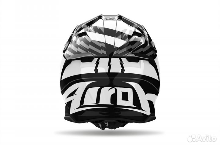 Кроссовый Шлем Airoh Twist 3 Thunder Black White