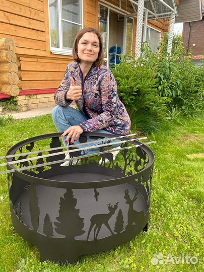 Костровая чаша круглая с доставкой