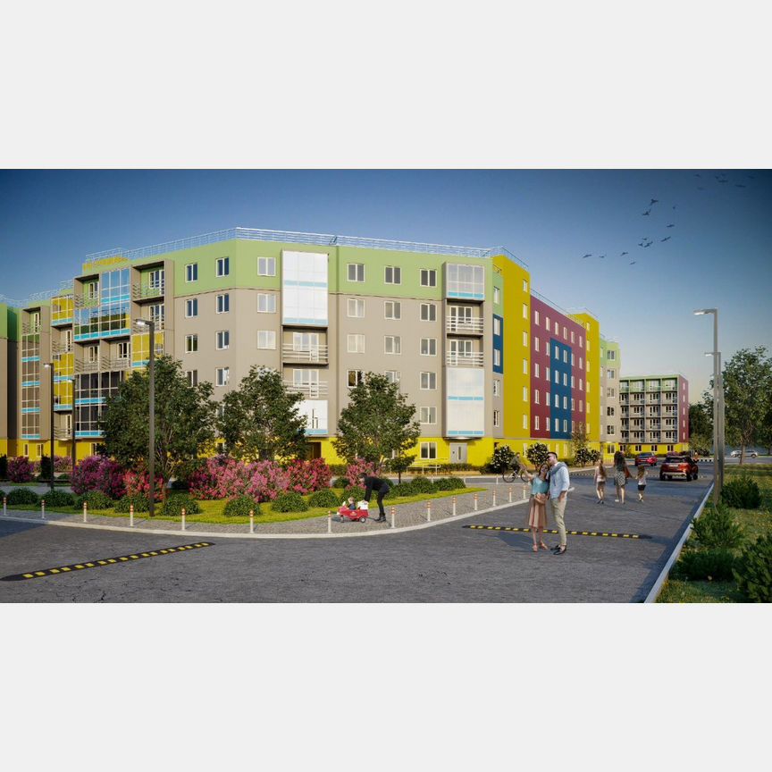 2-к. квартира, 72,1 м², 6/6 эт.
