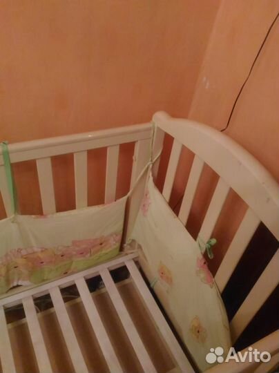 Детская кроватка + матрас