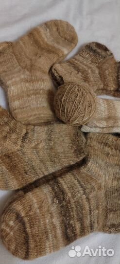 Носки из шерсти (пуха) шпица