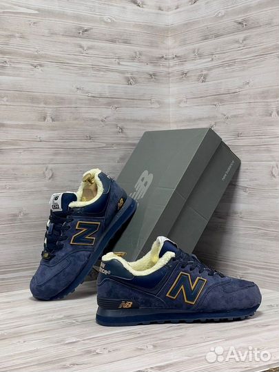 Кроссовки New Balance 574 с мехом