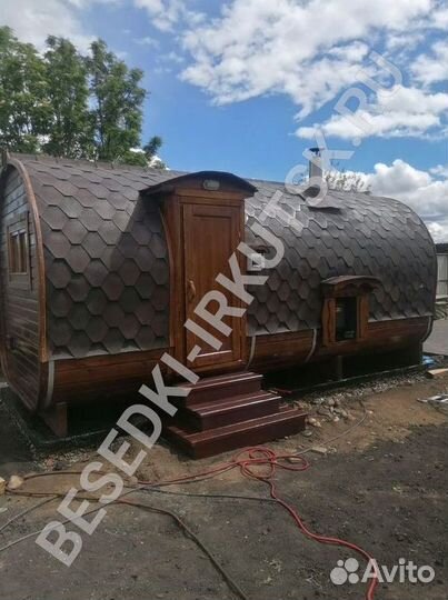 Баня бочка 6 м