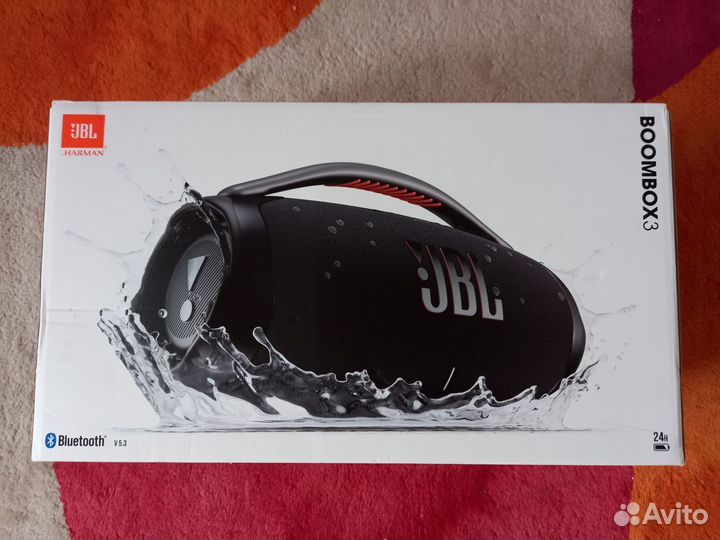 Коробка от колонки JBL Boombox 3