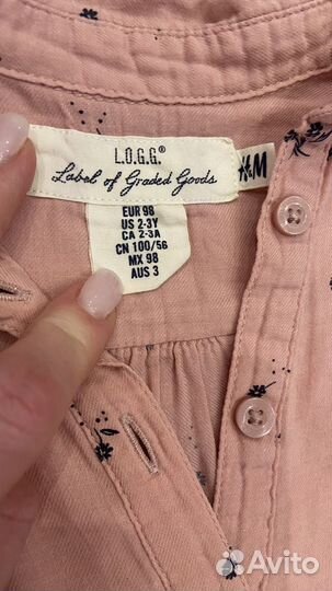 Платье рубашка для девочки