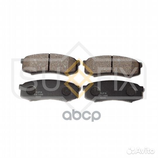Колодки тормозные дисковые зад прав/лев SX1