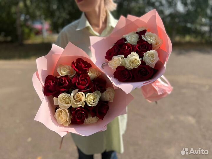 Розы купить цветы Казань доставка букетов