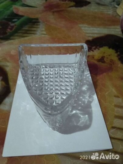 Ваза хрустальная, менажница, салатник