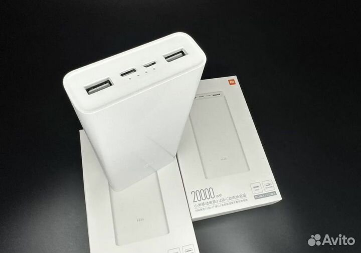 Повербанк xiaomi 20000 (оригинал, новый)